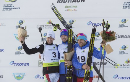 IBU Open European championships biathlon, pursuit men, Ridnaun (ITA)