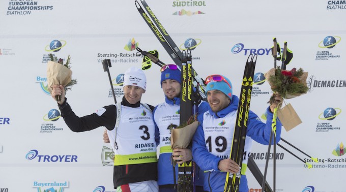 IBU Open European championships biathlon, pursuit men, Ridnaun (ITA)