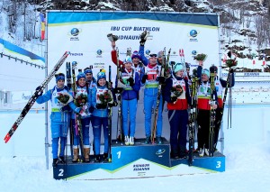 IBU_Cup_Ridnaun_podium_mixed_relay_13_12_2018