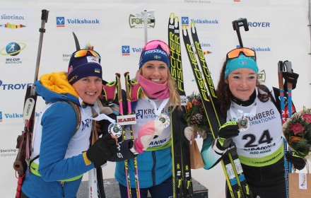 Merkushyna_Andersson_Jeanmonnot_IBU_Cup_Ridnaun-Ridanna_12_12_2019