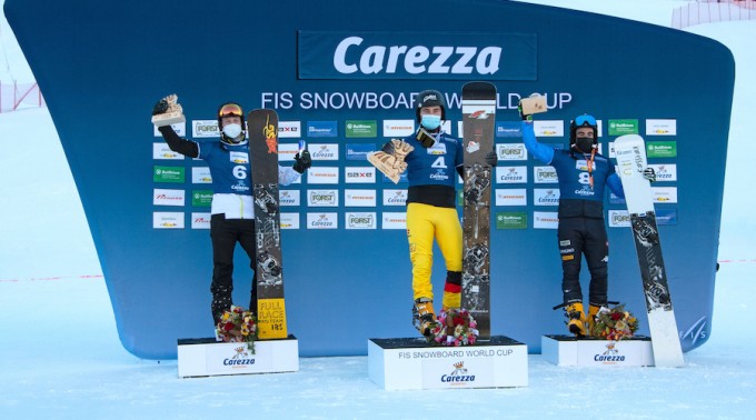 Loginov_Baumeister_Coratti_FIS_Snowboard_WC_Carezza_16_12_2021_Credits_Ivan_Goller_Photography