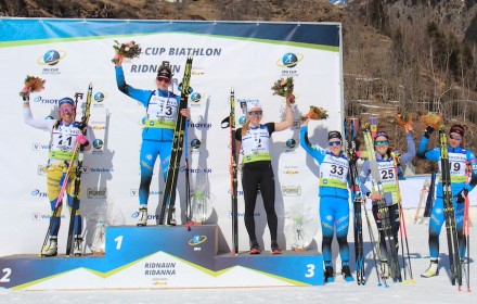 Hoegberg_Jeanmonnot_Erdal_Chauveau_Wiesensarter_Colombo_IBU_Cup_Ridnaun-Ridanna_Sprint_10_03_2022_Credits_hkMedia